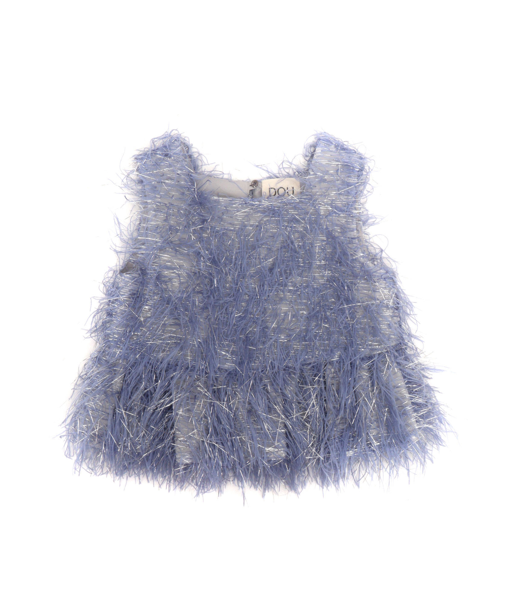 DOUUOD FRINGE-DETAIL TOP