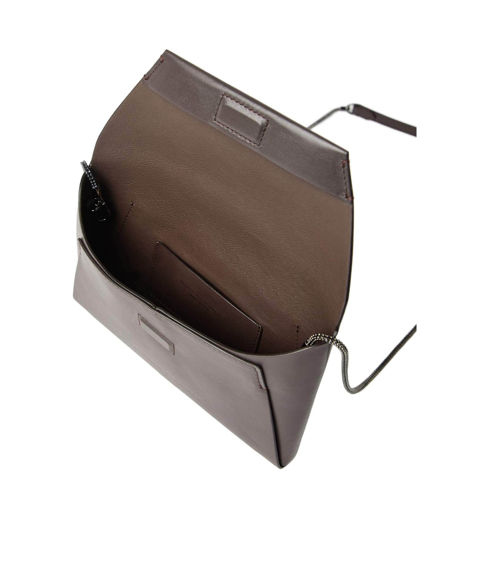 BRUNELLO CUCINELLI BRUNELLO CUCINELLI DUO FOLDOVER TOP CLUTCH BAG