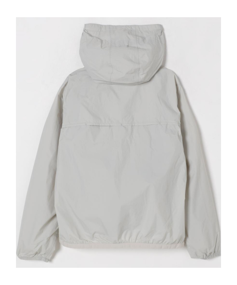 K-way Hooded Jacket In Gray
