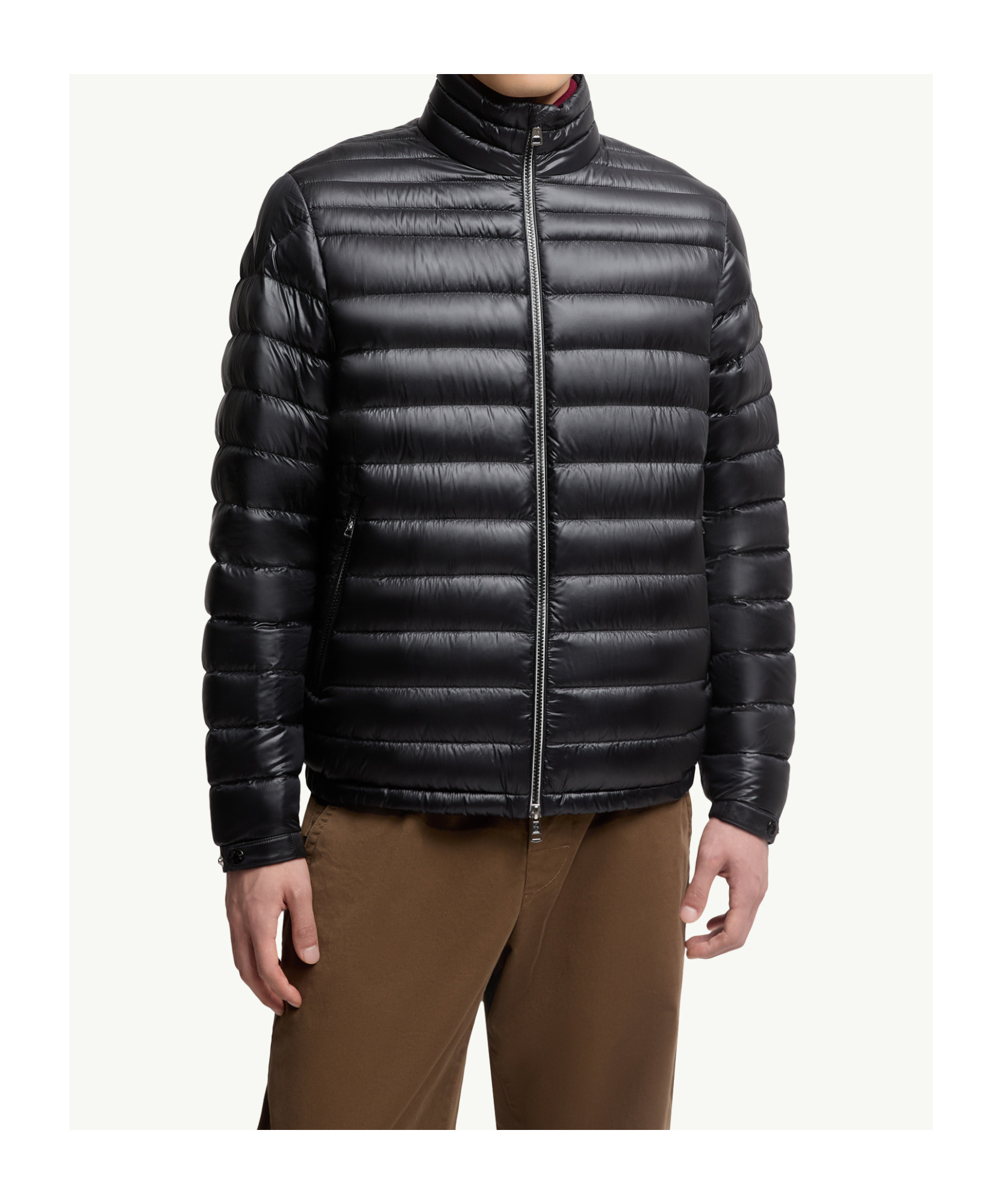 Moncler Men Arnique Short Down Jacket Black