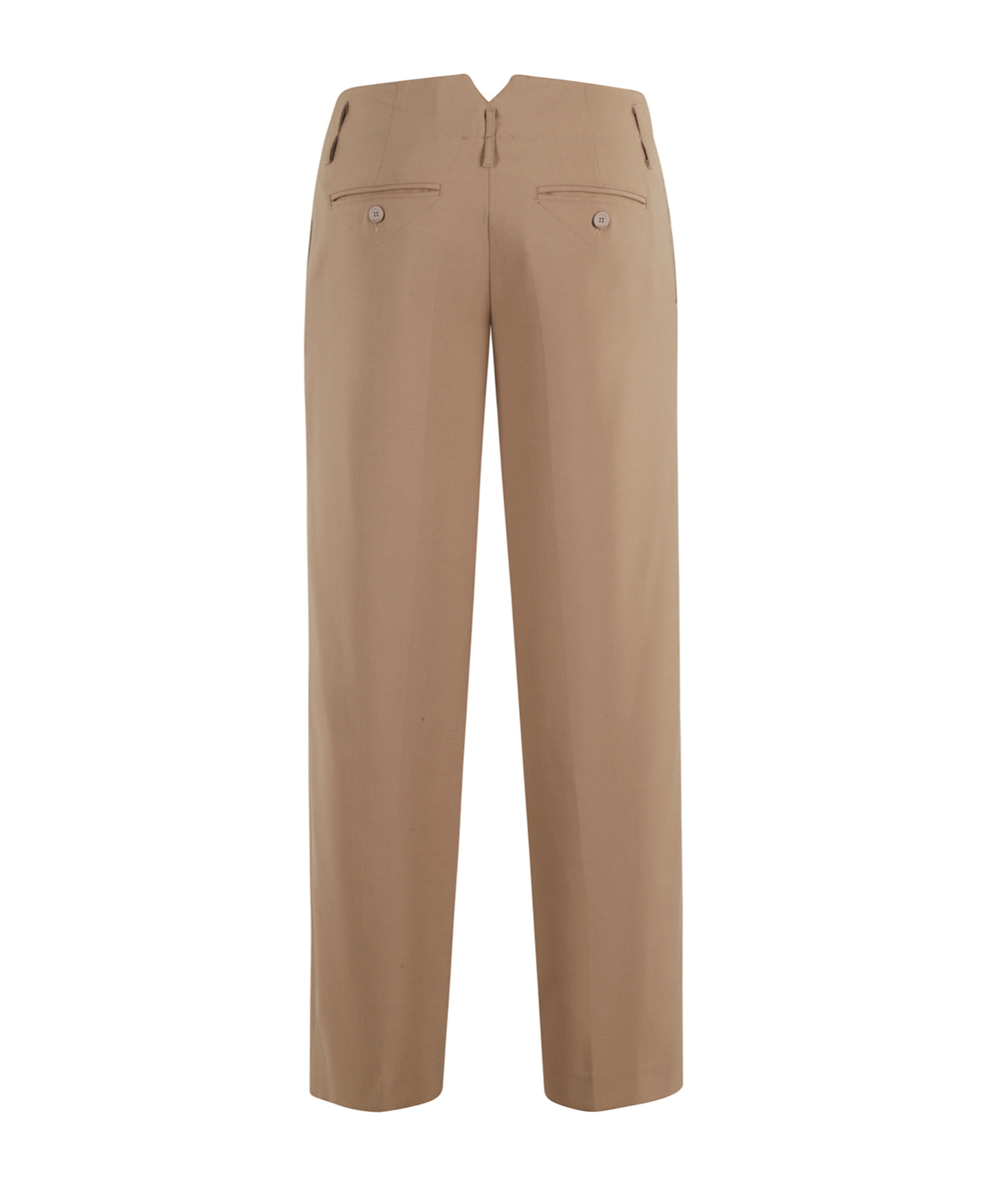 Semicouture Belt Loops Slacks In Brown