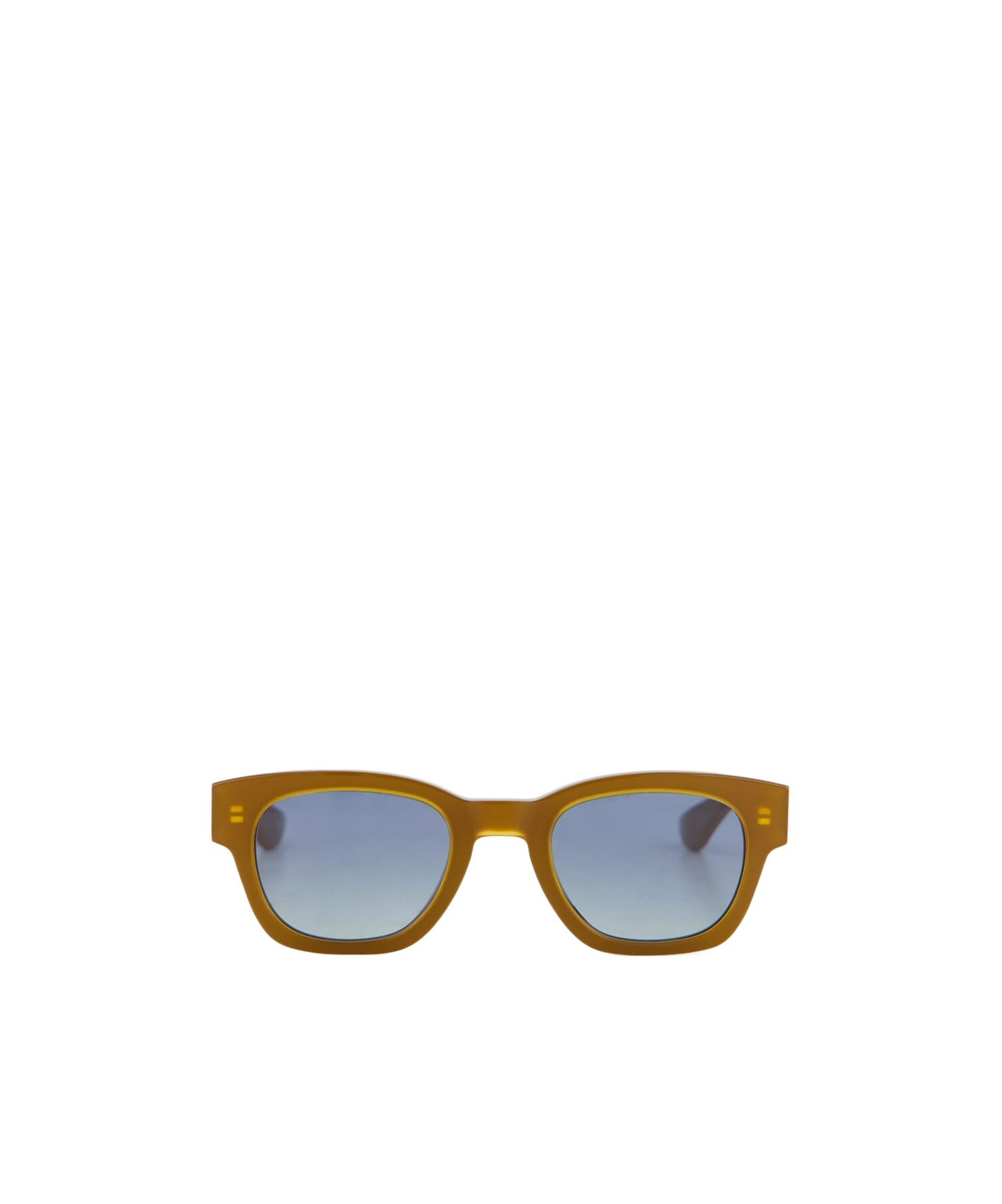 Alexander Mcqueen Square-frame Sunglasses In Gold