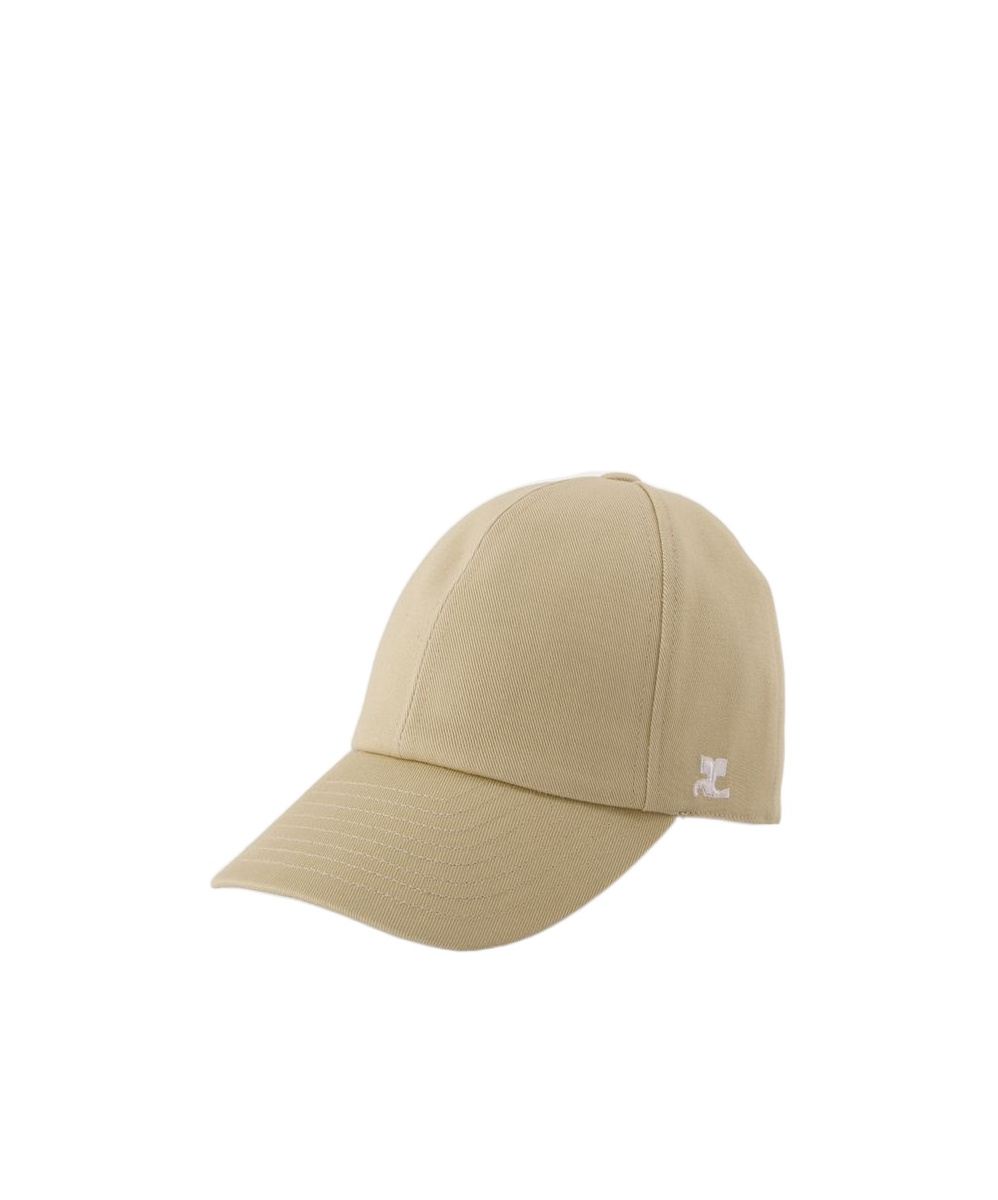 Shop Courrèges Logo Hat In Nude