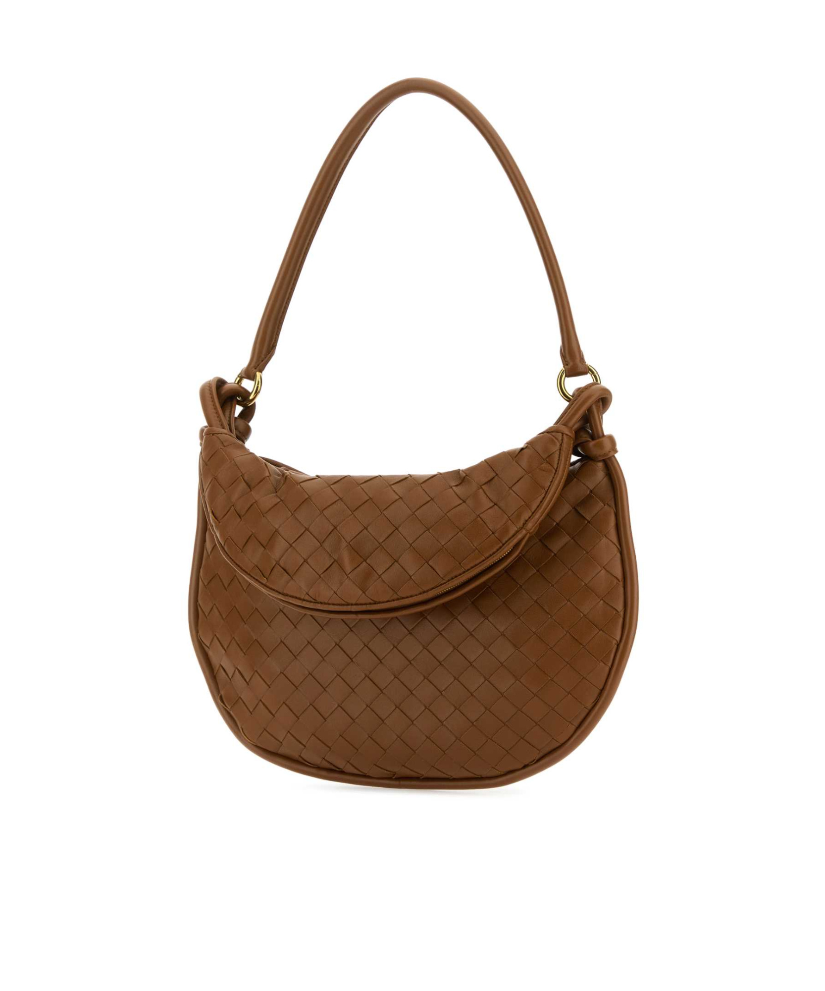 Bottega Veneta Medium Gemelli Shoulder Bag In Brown