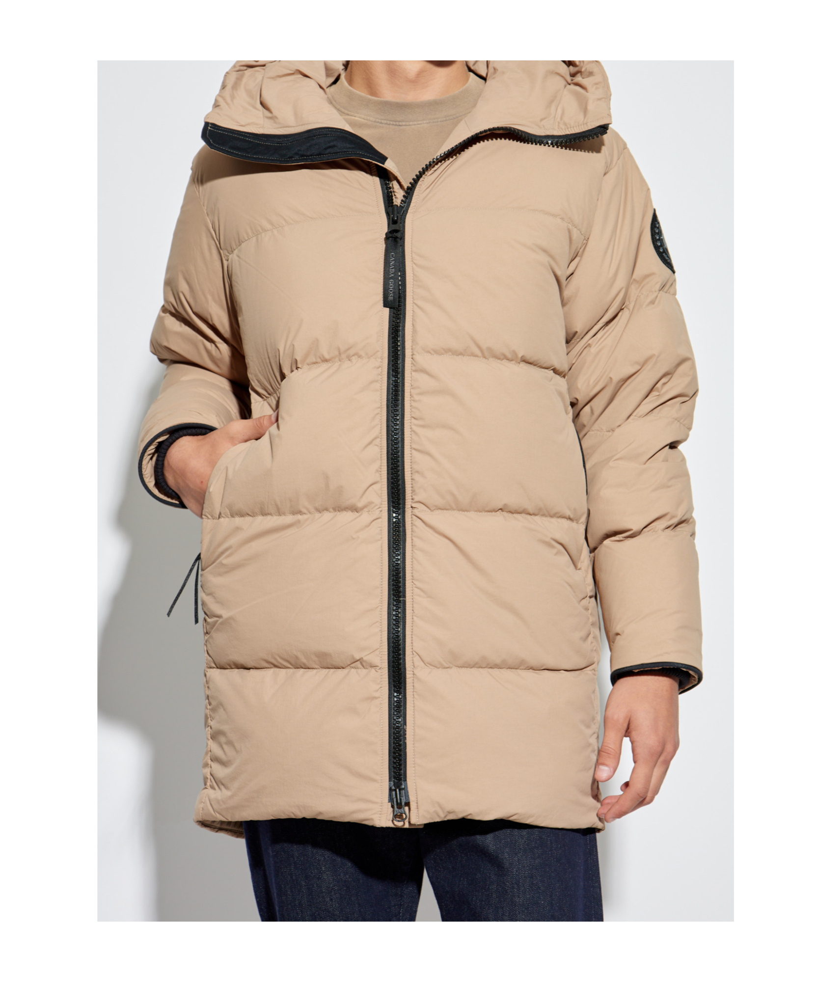 Canada Goose Lawrence Puffer Jacket Desert Sand/sable Du Desert In Nude