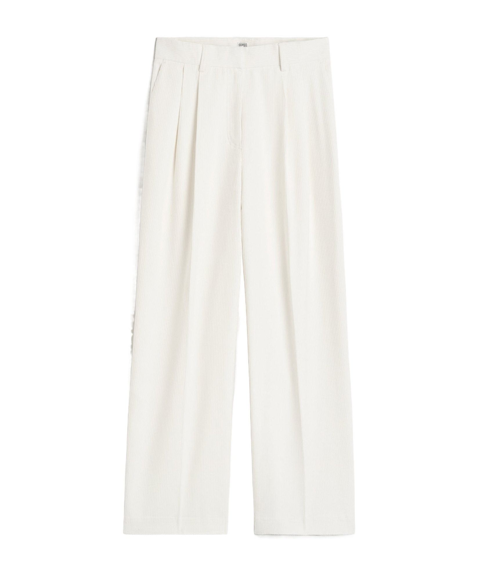 Totême Belt-loop Casual Pants In White