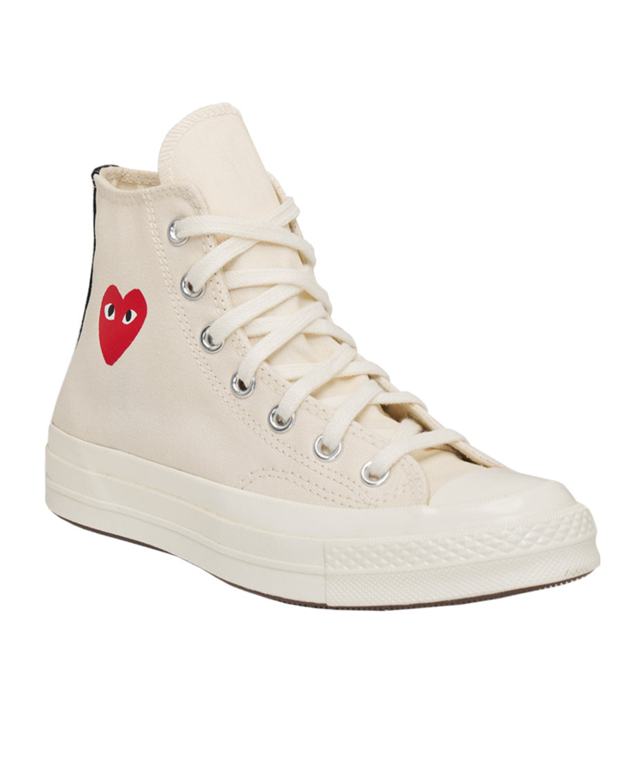 Comme Des Garçons Play X Converse Comme Des Garcons Play X Converse Sneakers In White