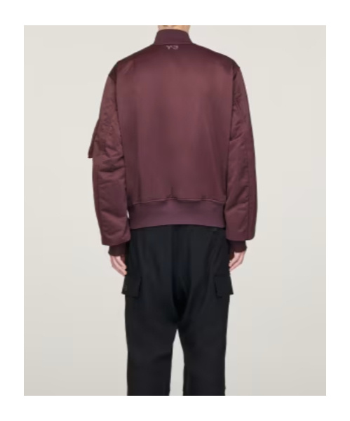Y-3 Bomber Jacket In Red