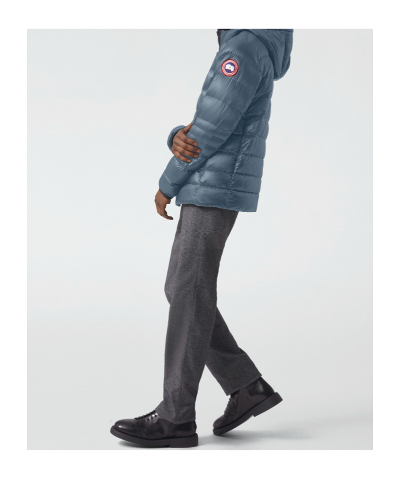 Shop Canada Goose Logo-patch Padded Down Jacket In Blue