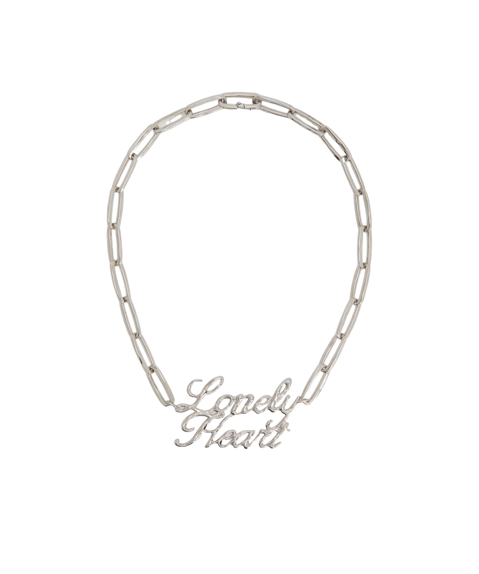 Jil Sander Chain Necklace In Gray