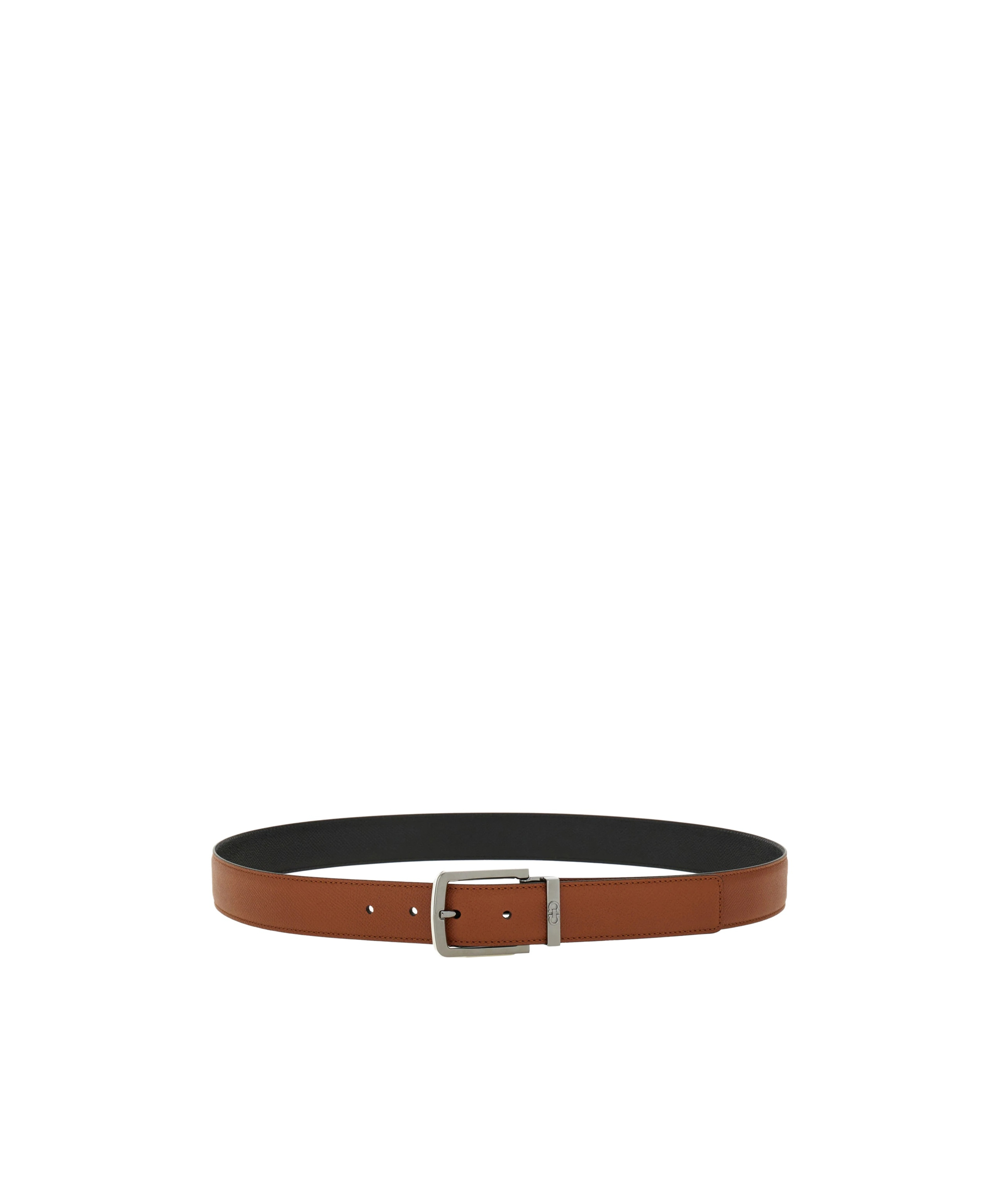 Ferragamo Reversible And Adjustable Belt In Brown