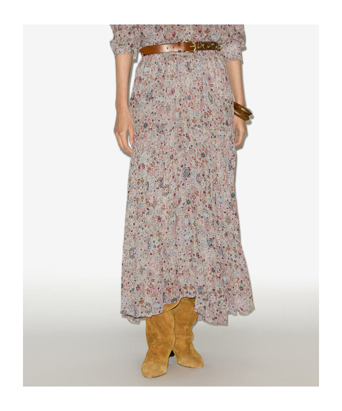 Isabel Marant Besma Skirt In Brown