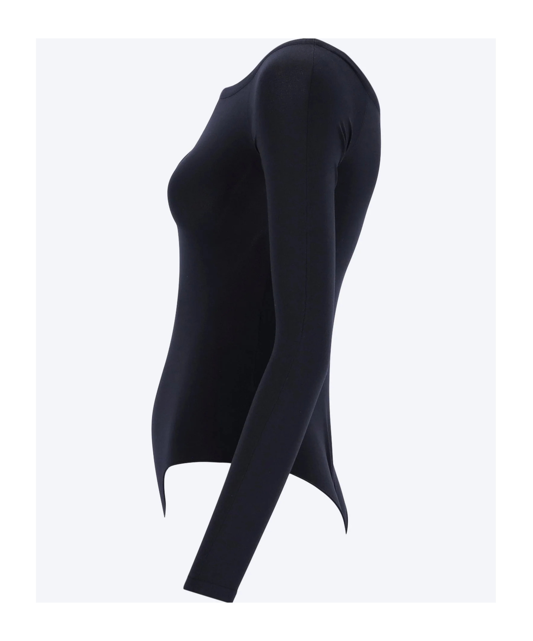Alaïa Long-sleeved Jumpsuit In Black