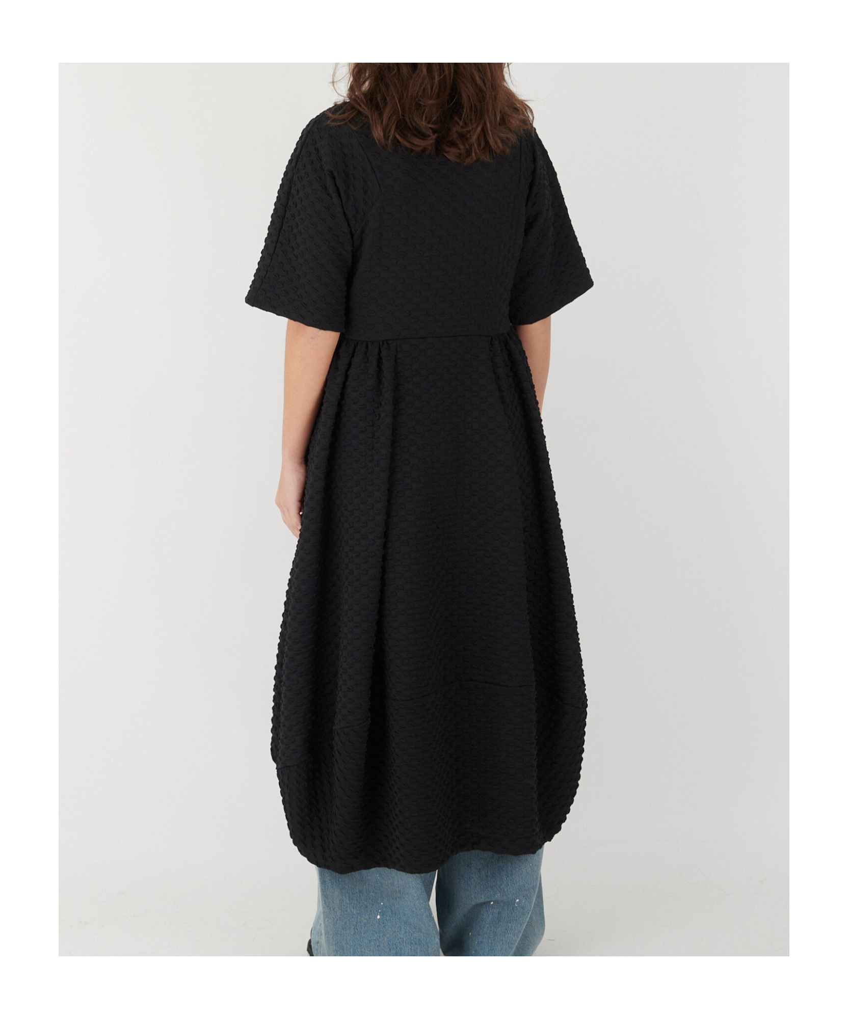 HENRIK VIBSKOV VERY EASY DRESS BLACK BUBBLES 