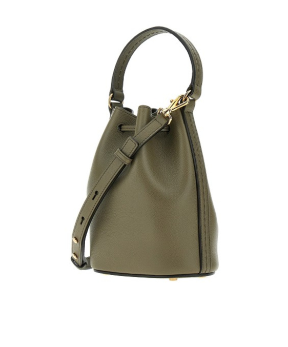 Tod's T Timeless Bucket Shoulder Bag In Green