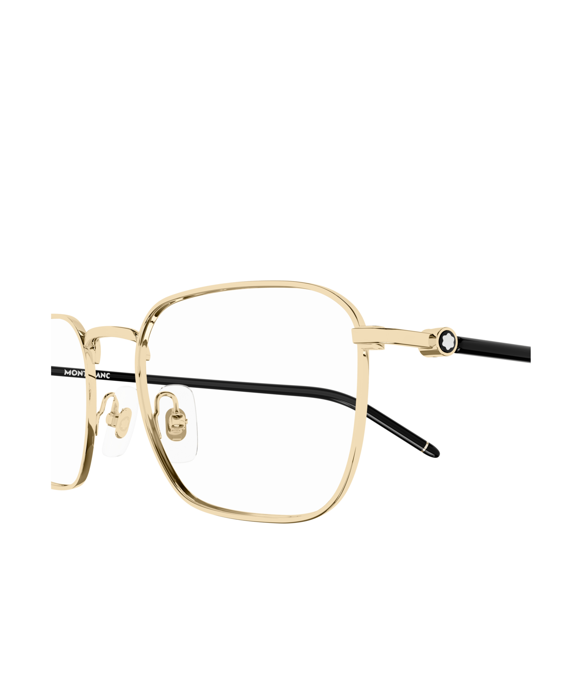 Montblanc Colourblock Glasses In Nude