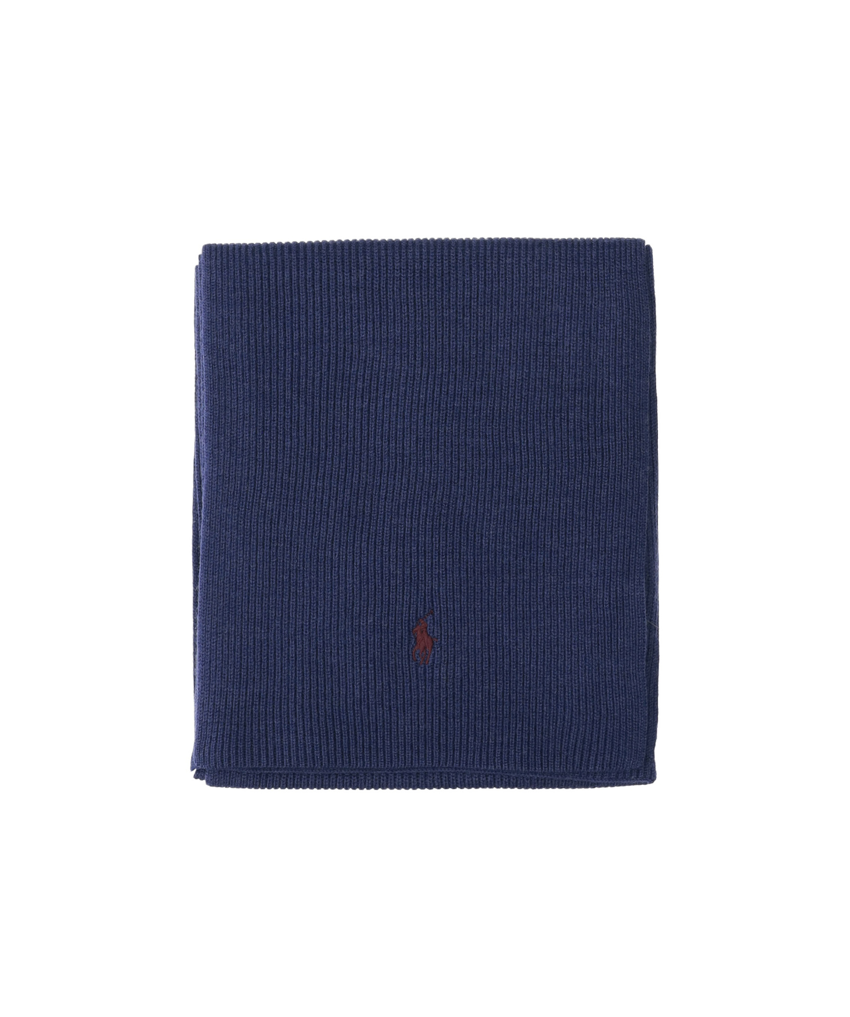 Polo Ralph Lauren Rib Knitted Scarf In Blue