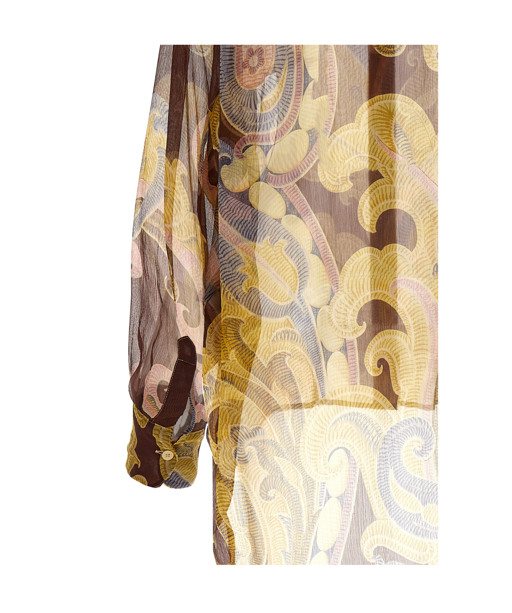 Shop Etro Printed Shirt In Nude