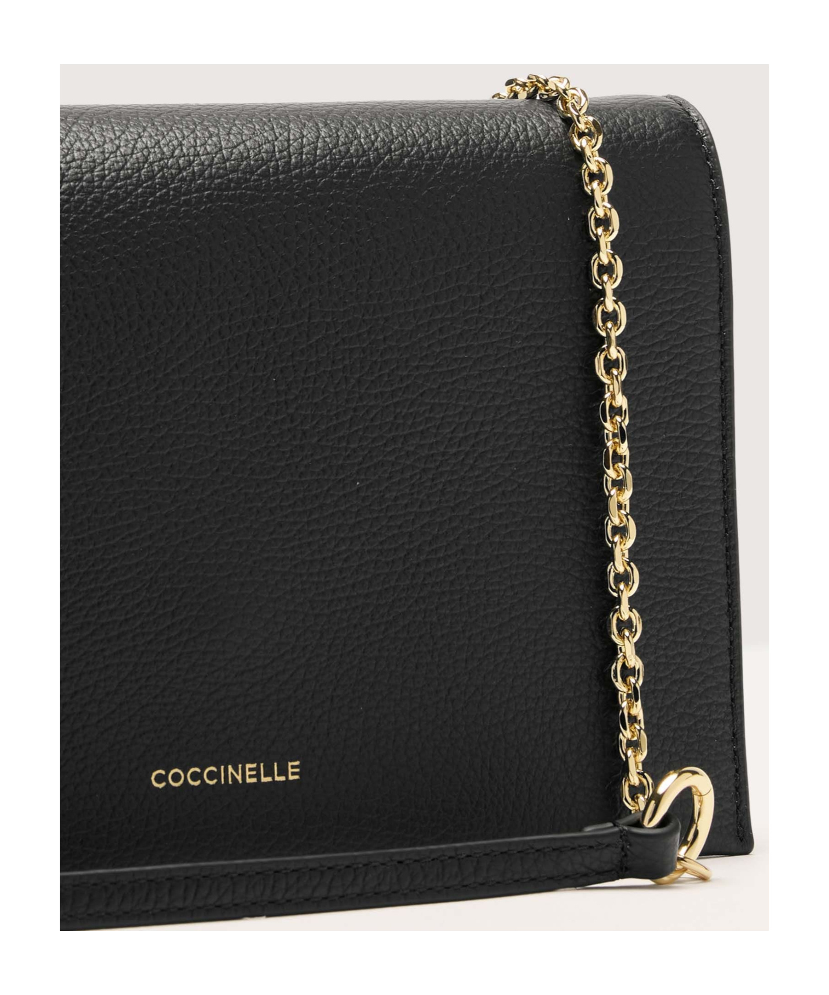 Shop Coccinelle Dandy Clutch Bag In Black