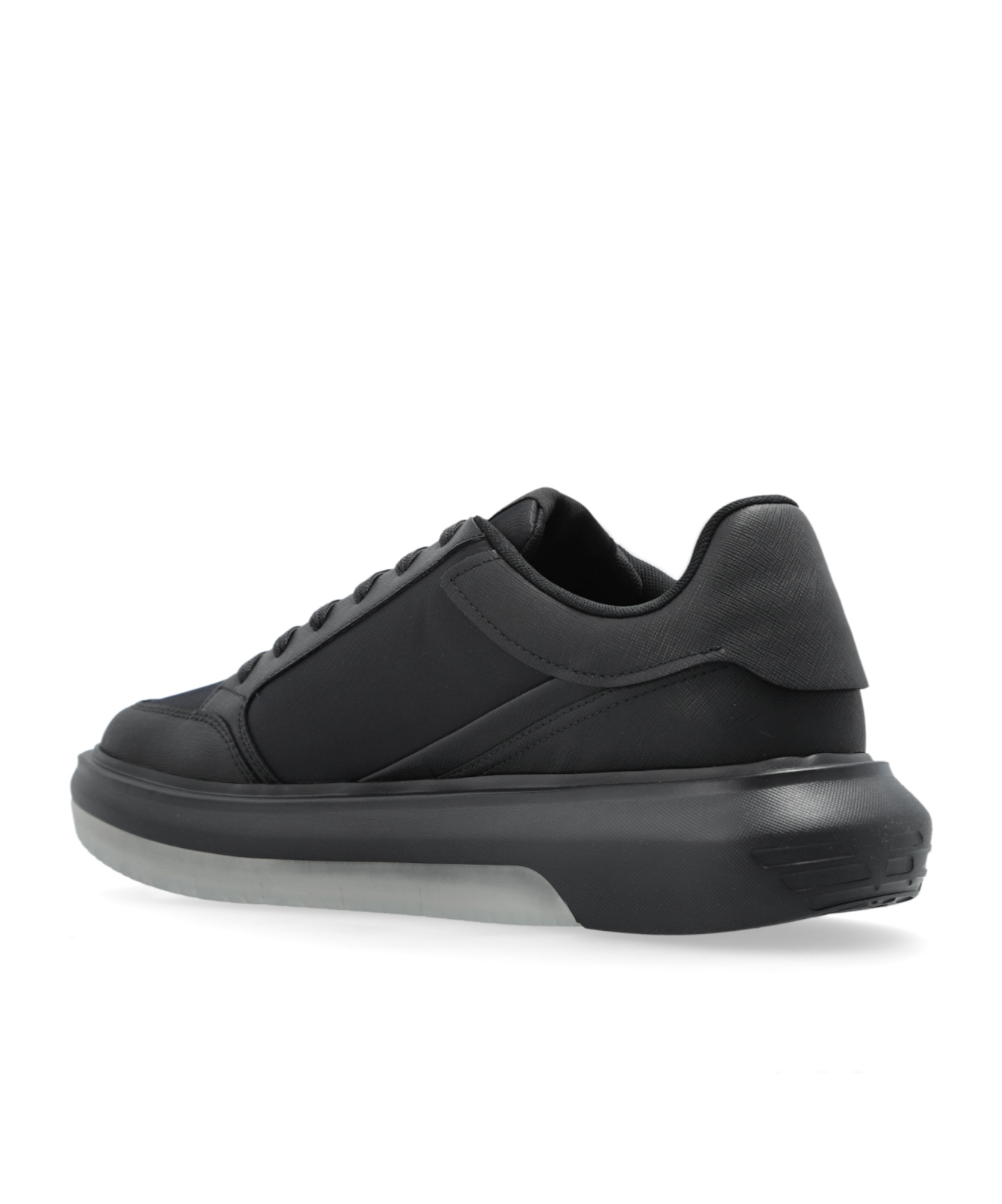 Emporio Armani Sneakers With Logo In Black