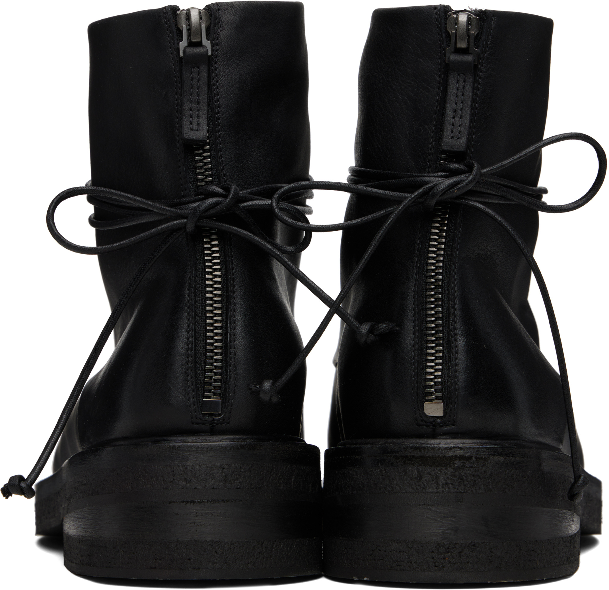 Marsèll Parrucca Combat Ankle Boots In Black