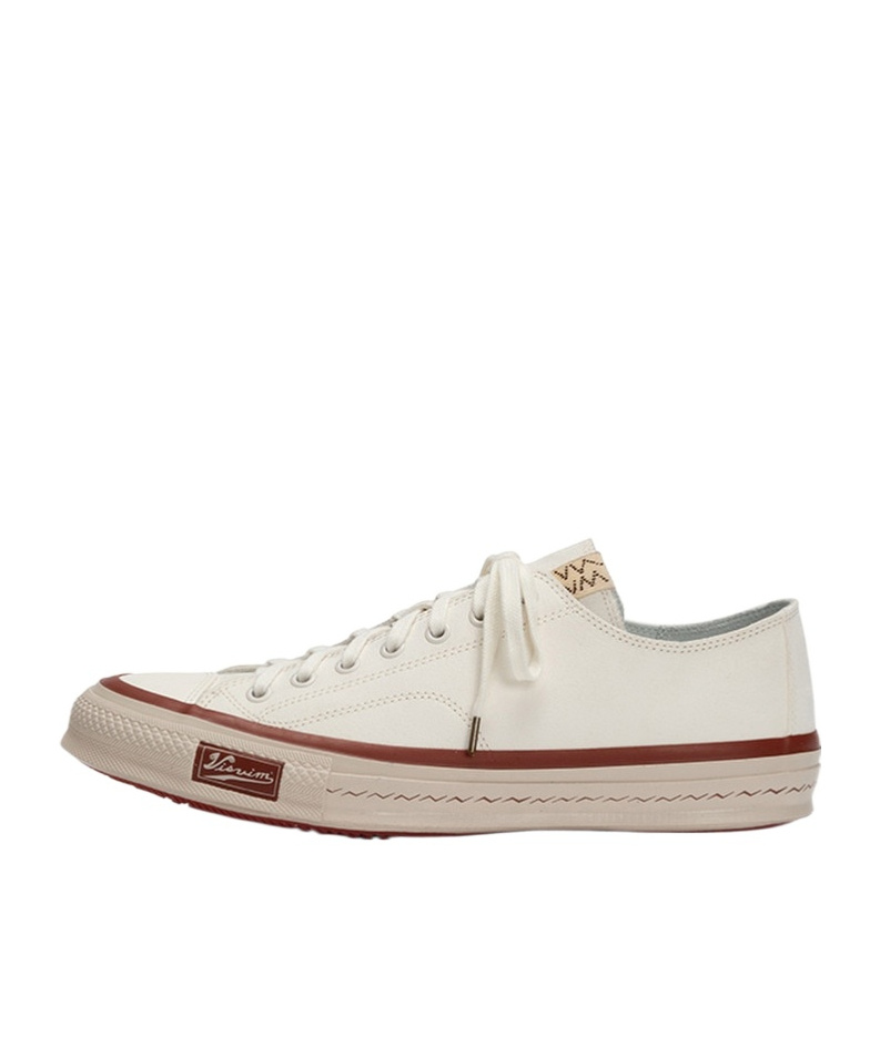 Visvim White Suede Skagway Sneakers In White