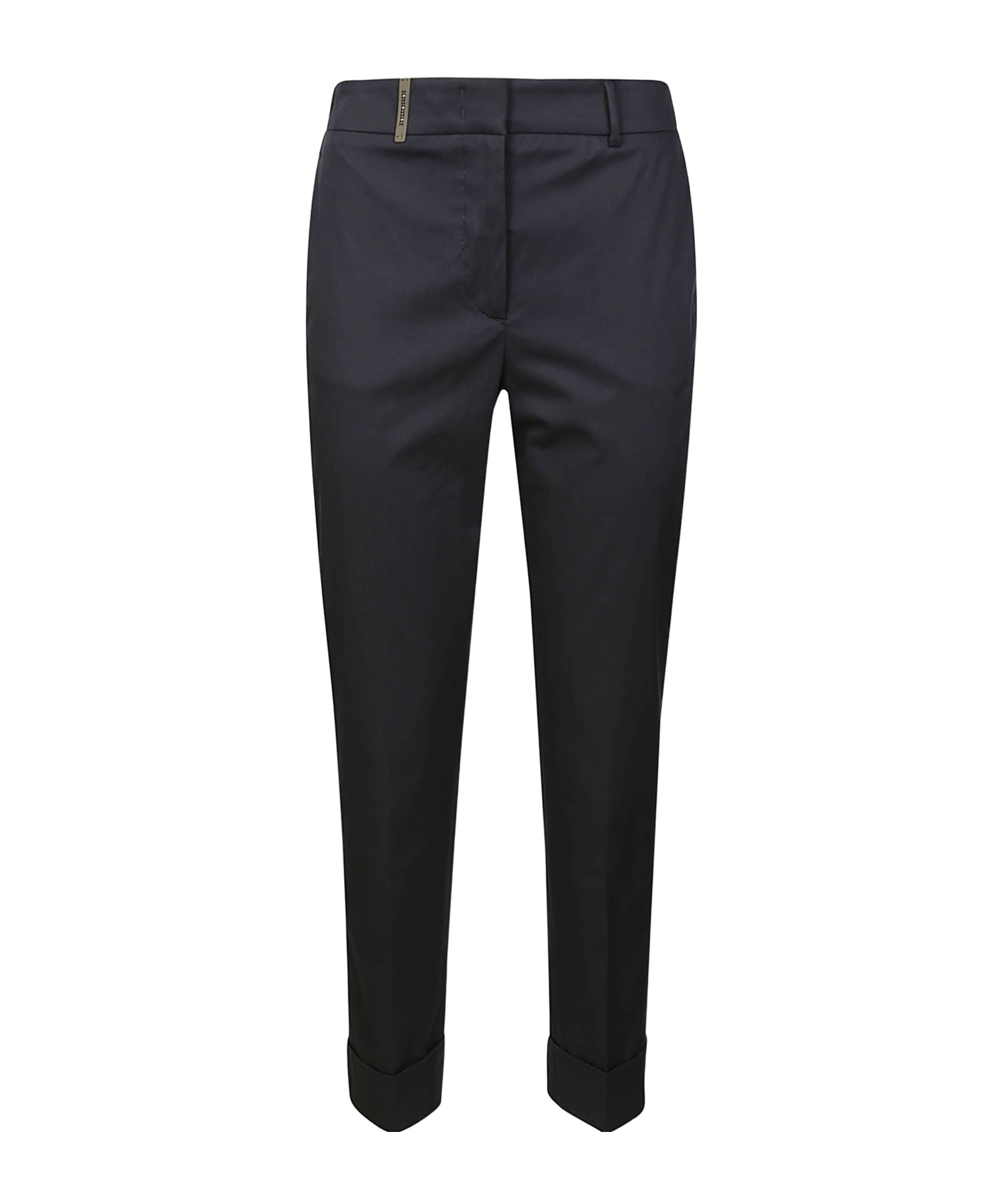 Peserico Belt Loops Slacks In Black