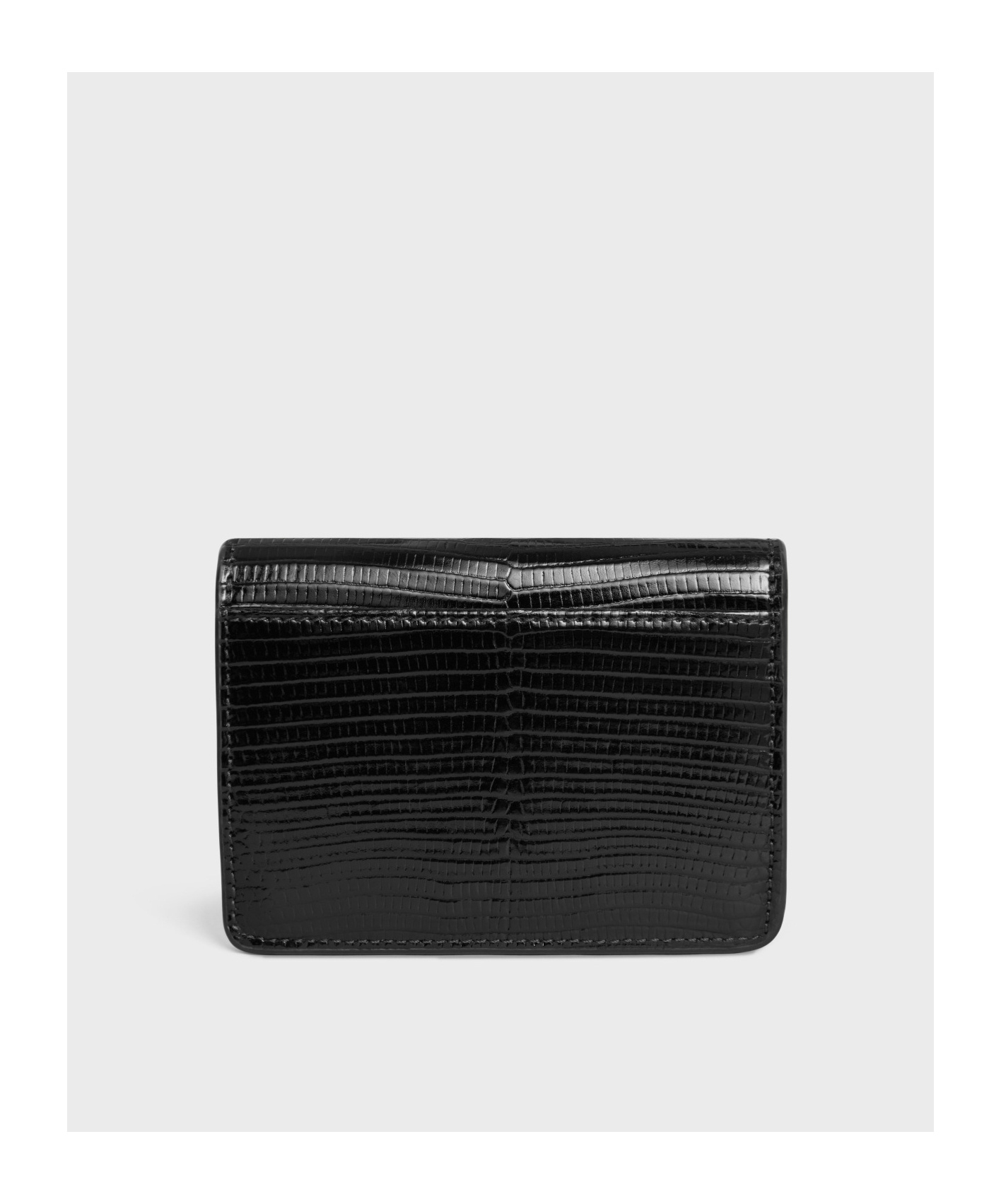 Celine Flip Wallet In Black