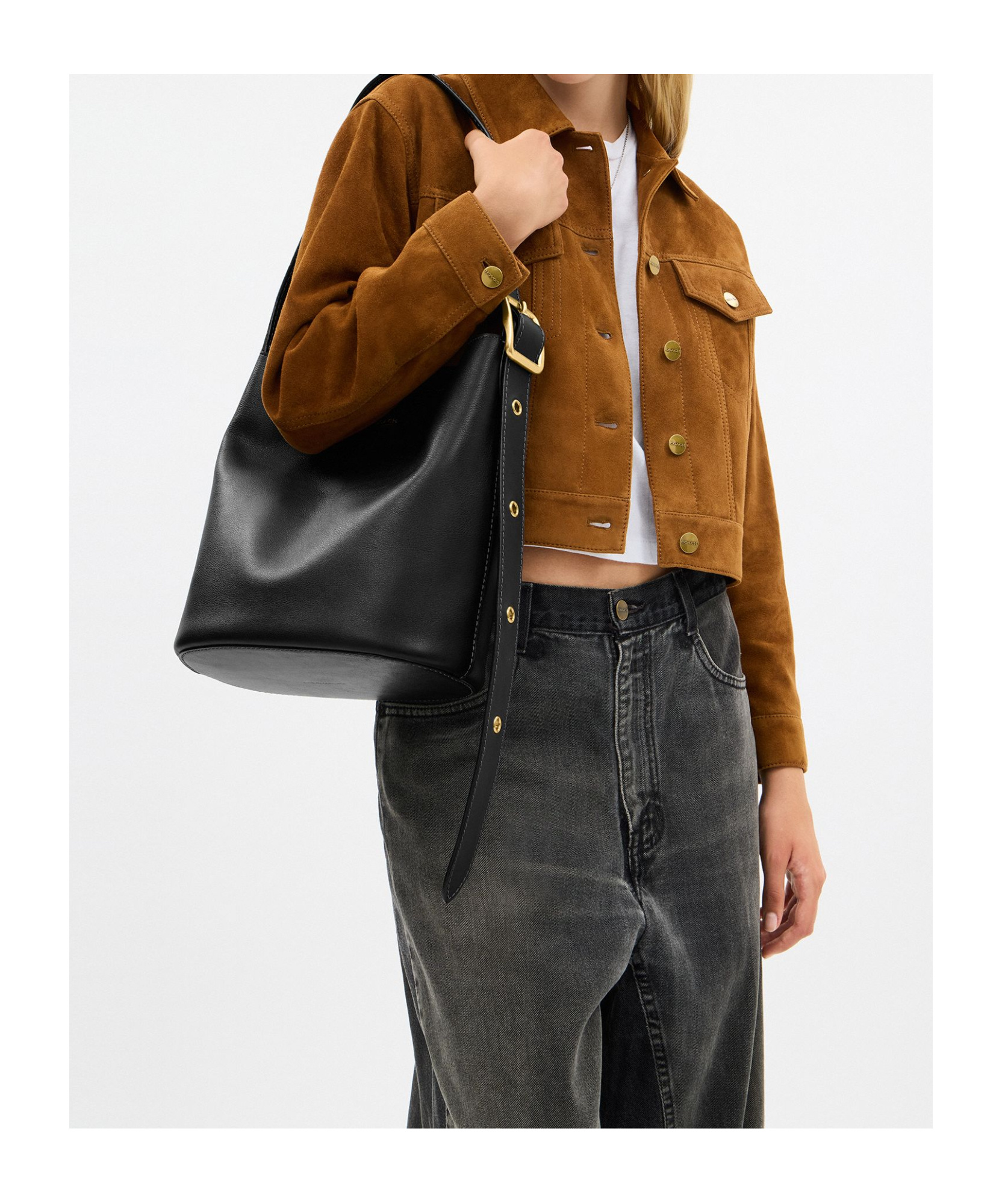 Coach Bleecker Bucket Bag In Multi