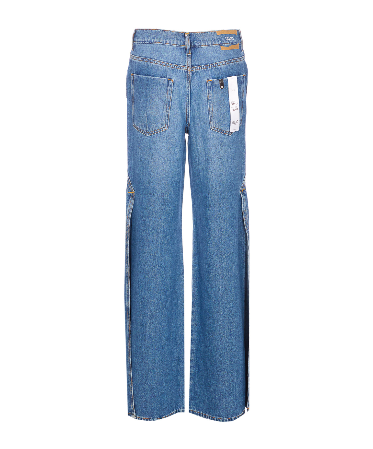 Liu •jo Whiskering-effect Jeans In Blue