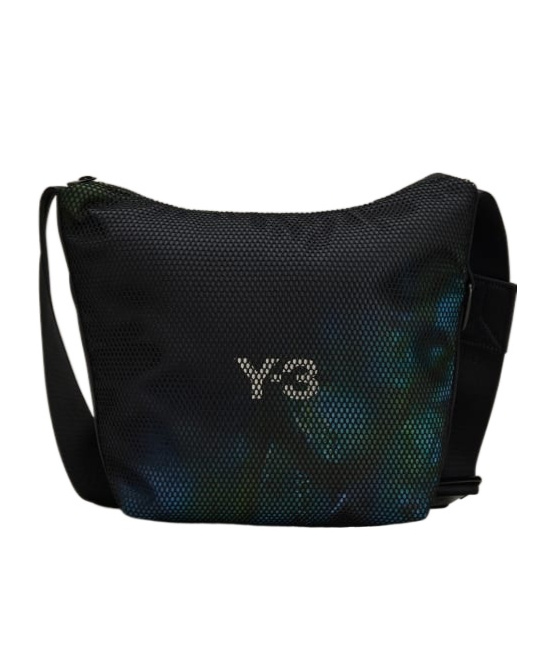 Y-3 Mesh Shoulder Bag In Black