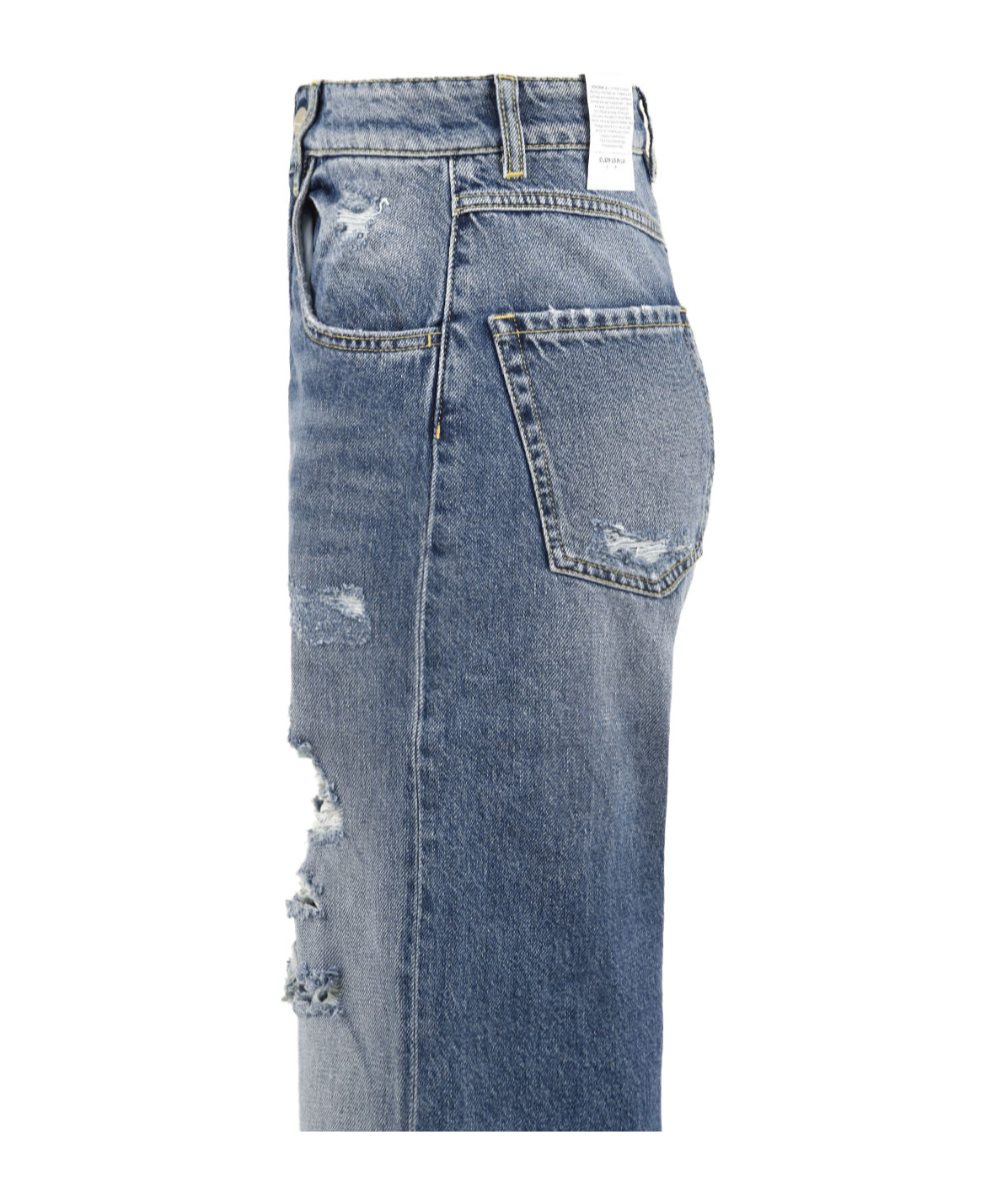 Icon Denim Belt-loop Jeans In Blue