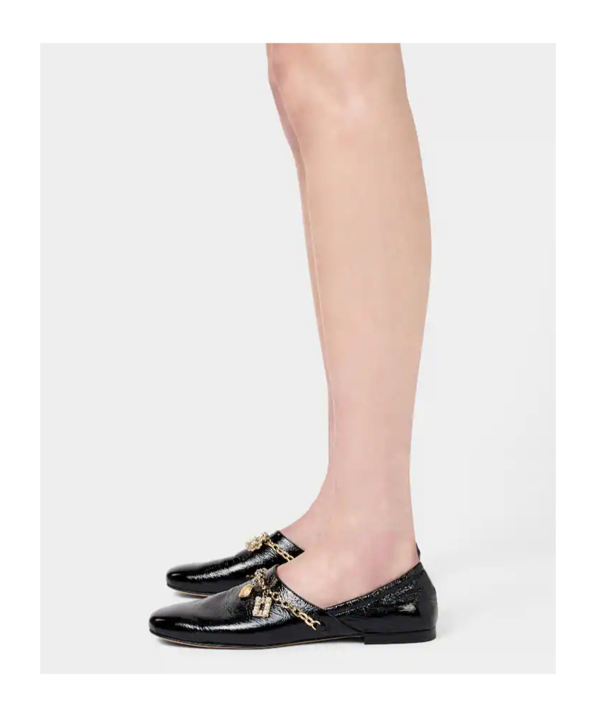 Roger Vivier Slippers In Patent Leather In Black