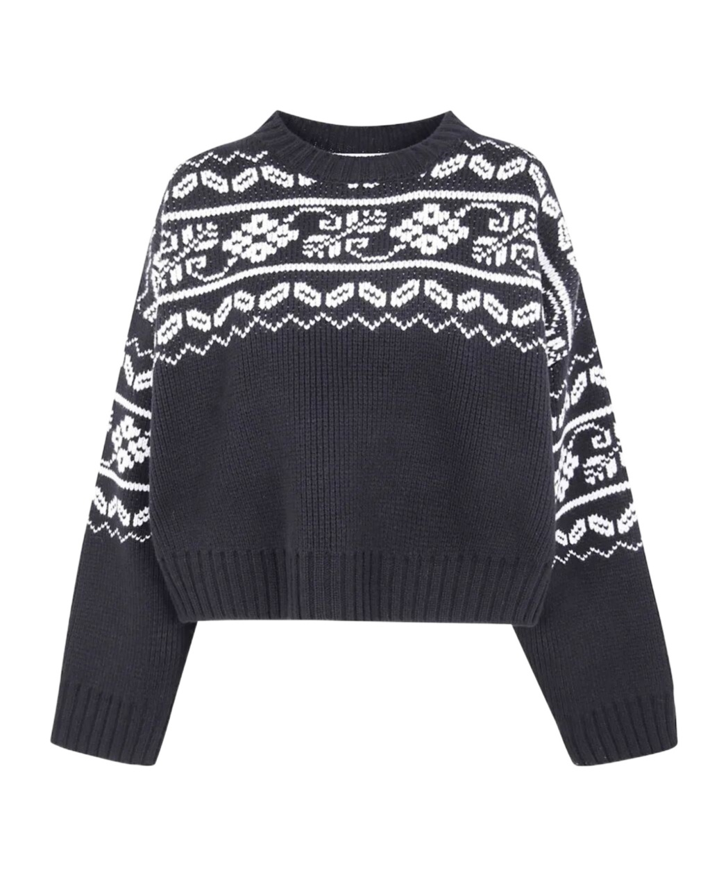 Rohe Ribbed Crewneck Sweater In Black