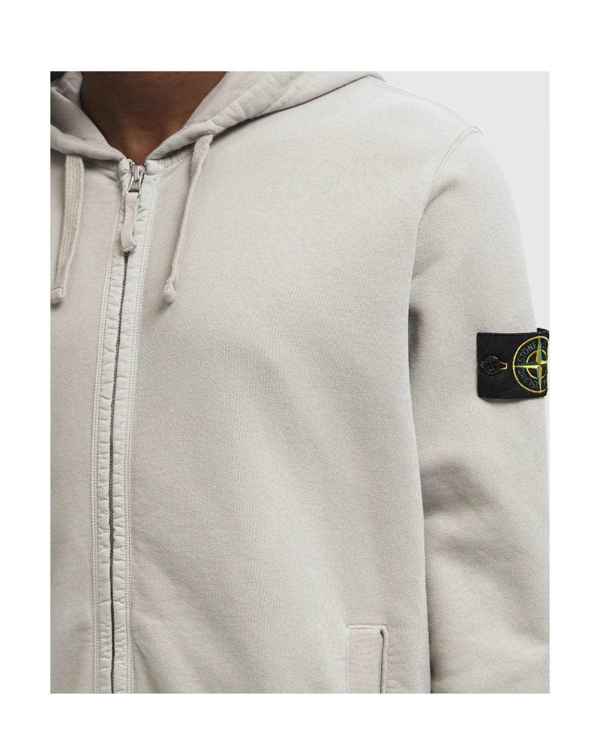Stone Island Long Sleeve Sweatshirt In Gray