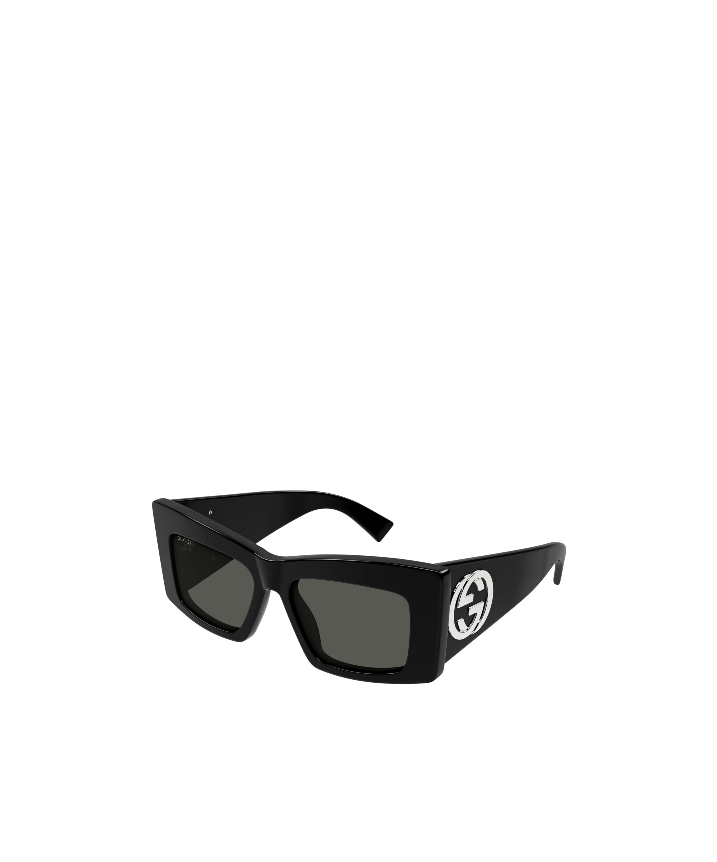 Gucci Eyewear Butterfly Frame Sunglasses In Black