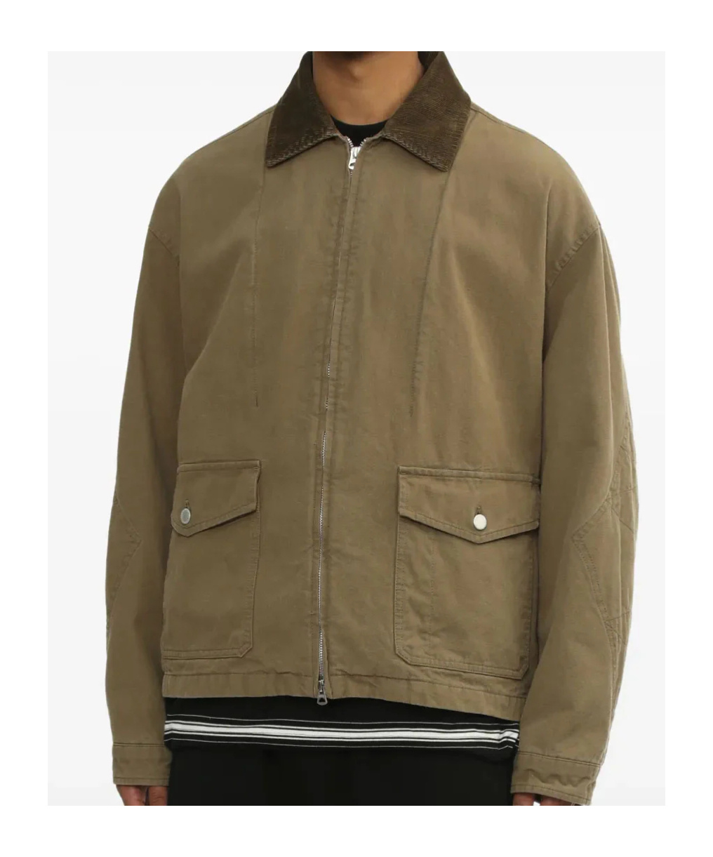Comme Des Garçons Long Sleeve Jacket In Brown