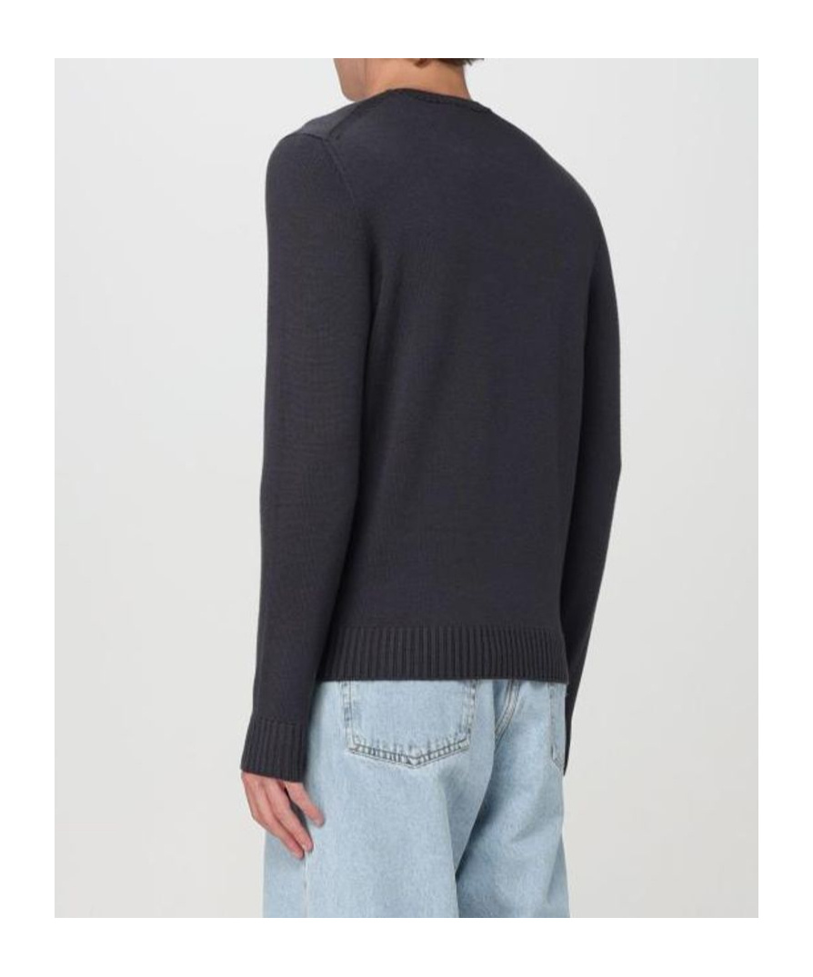 Drumohr Cashmere Crew-neck Jumper In Black