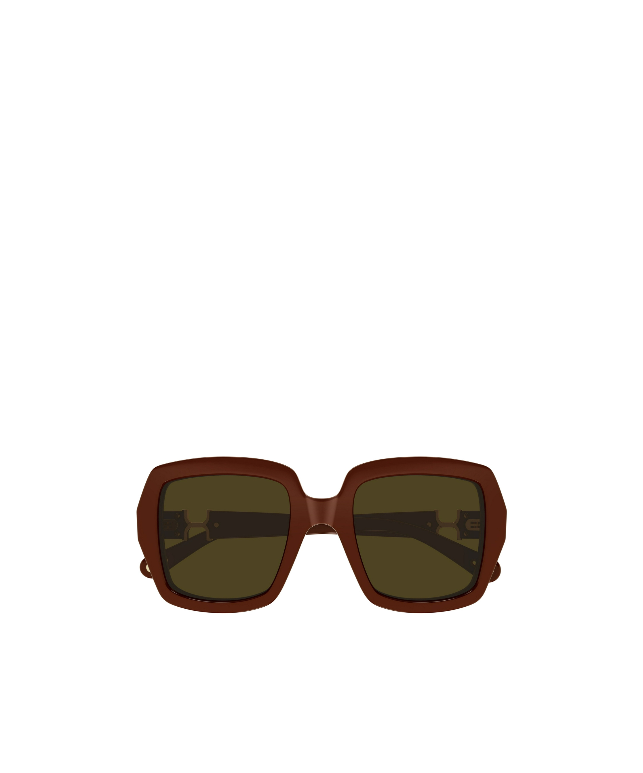 Chloé Eyewear Square Frame Sunglasses In Brown
