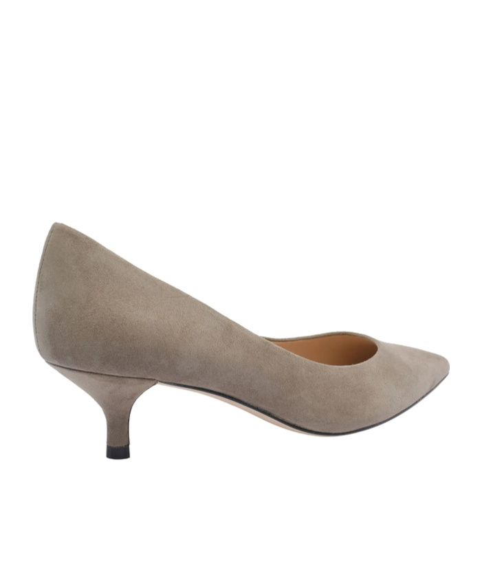 Stuart Weitzman Pointed Toe Suede Finish Pumps