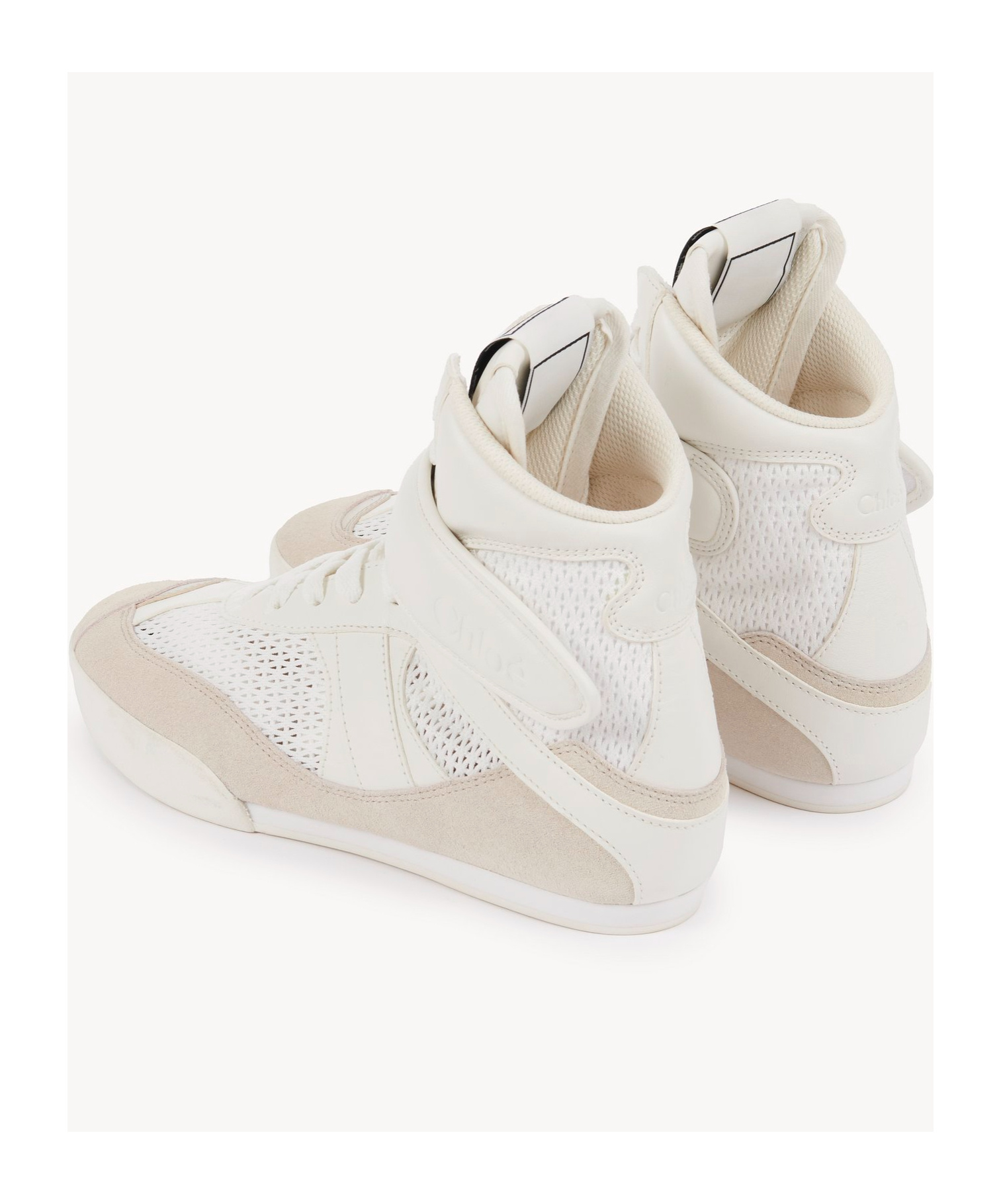 Shop Chloé Kick Sneakers In White