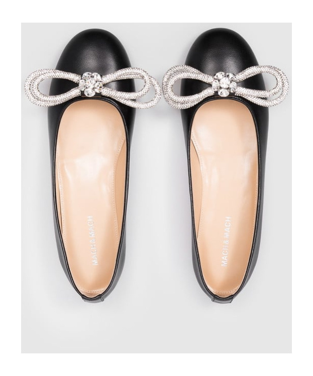 Machmach Round Head Ballet Shoes In Multi