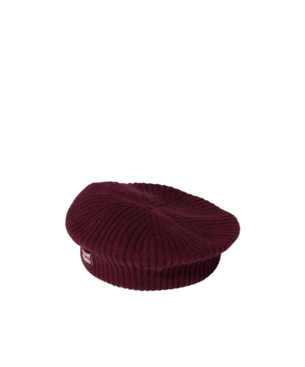 Miu Miu Wool And Cashmere Beret In Amaranth
