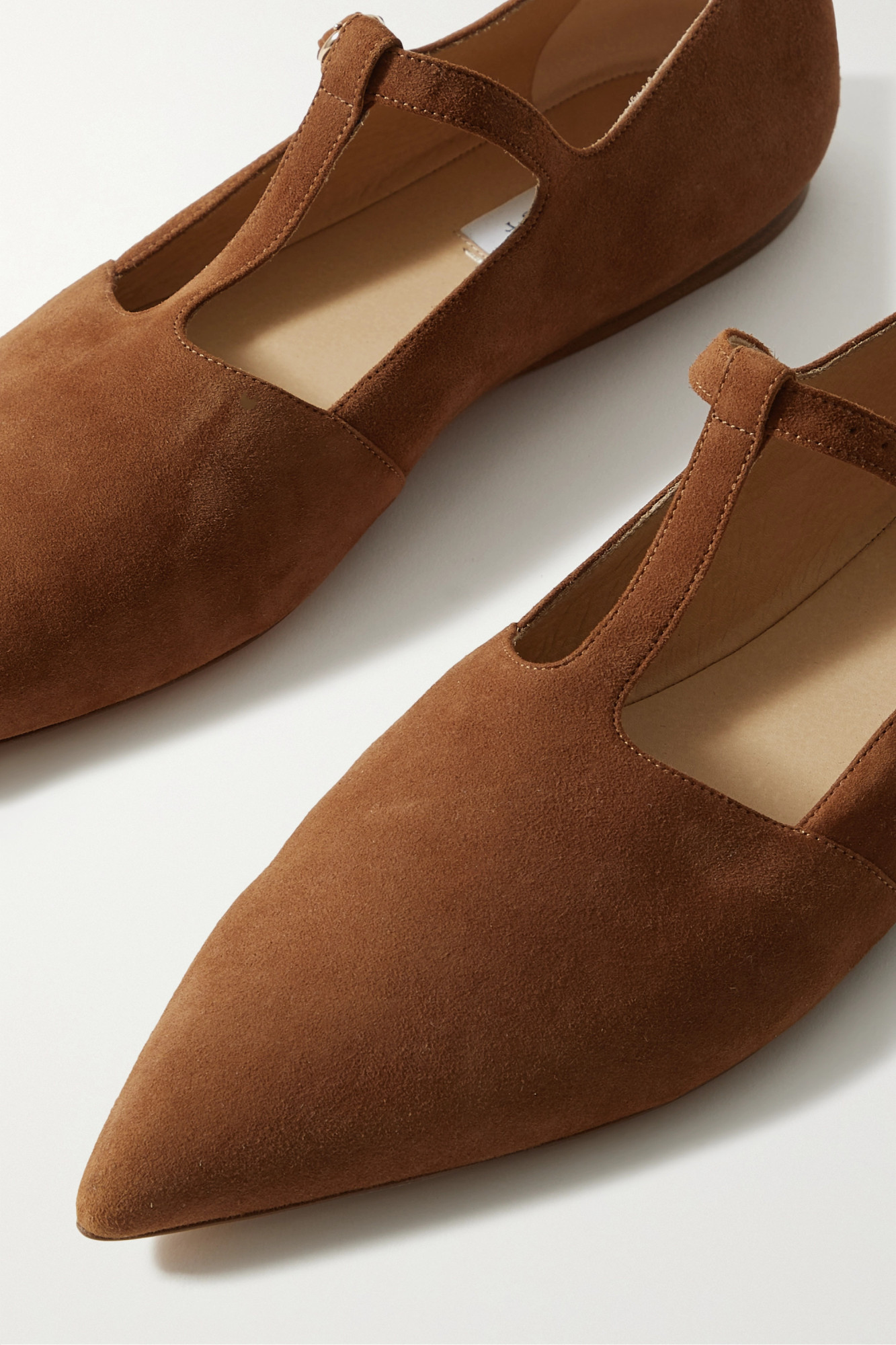 Gabriela Hearst Pointed-toe Flats In Brown