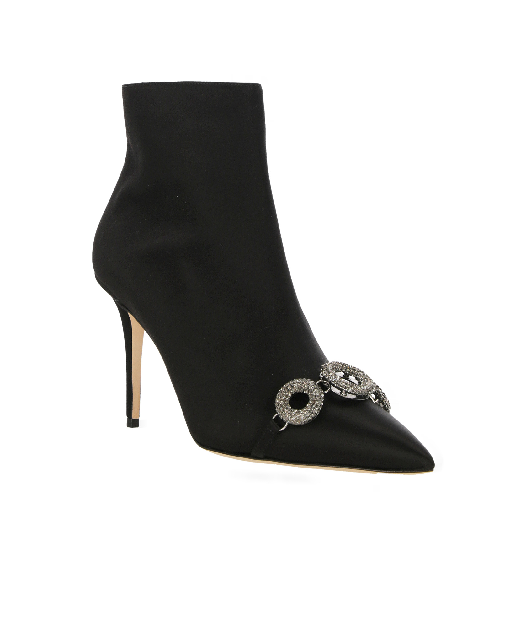 Shop Manolo Blahnik Pointed Short Boots In Black