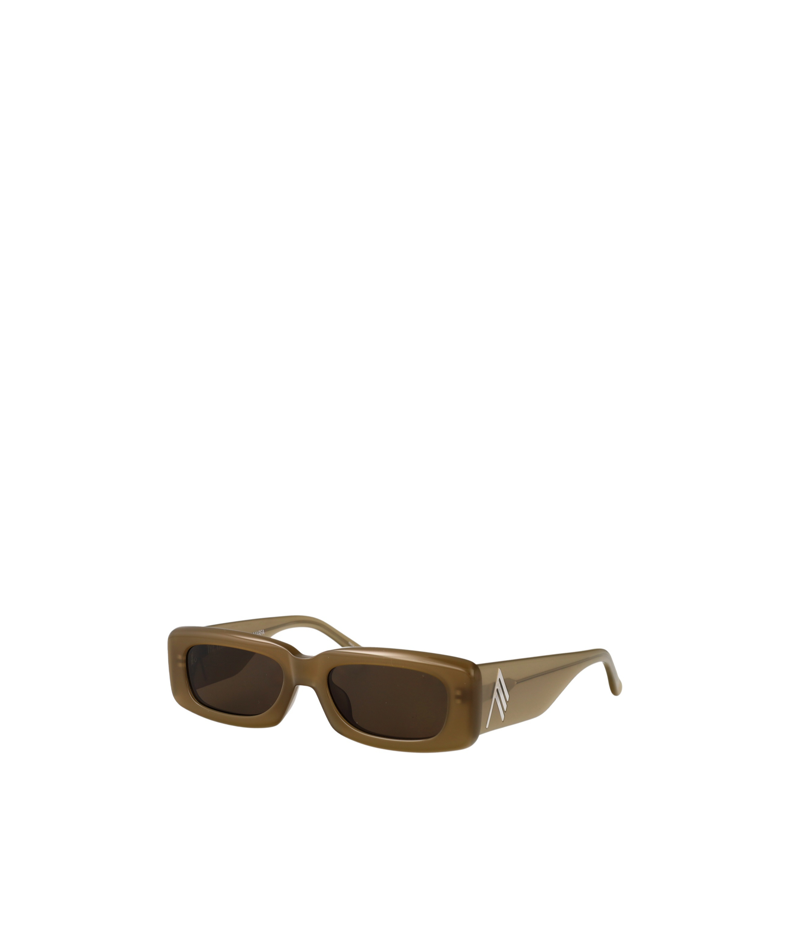 Attico Mini Marfa Sunglasses In Brown