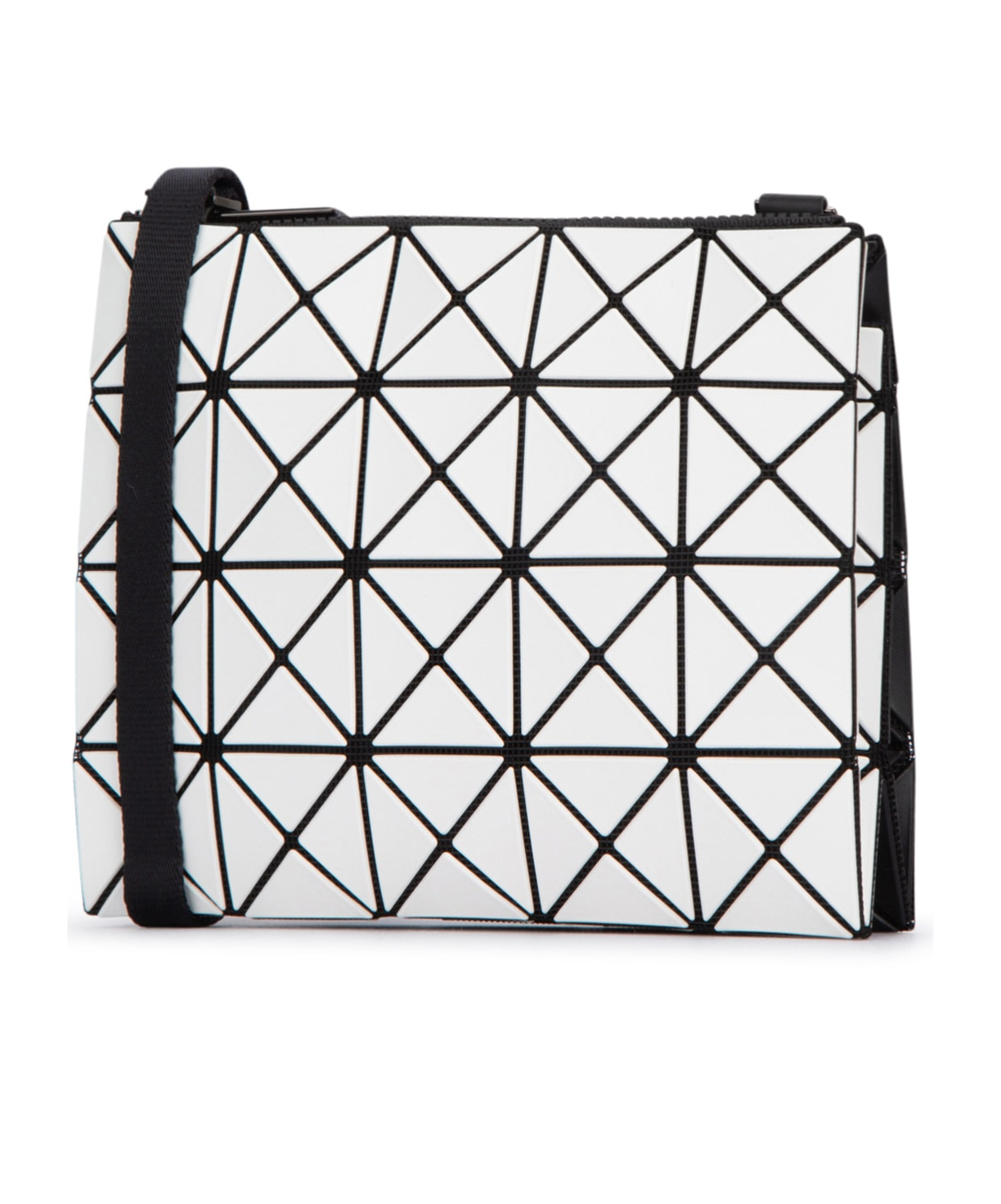 Bao Bao Issey Miyake Duo Geometric-pattern Mini Bag In White
