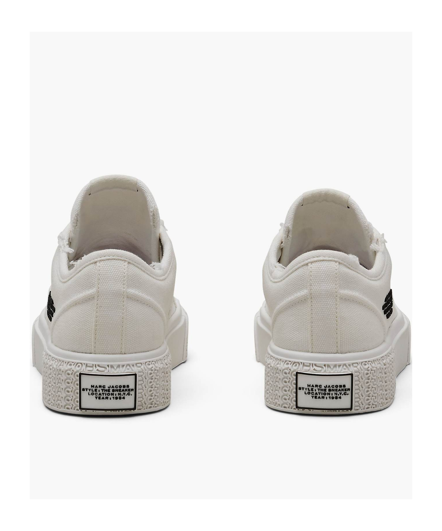 Shop Marc Jacobs Round-head Sneakers In Gray