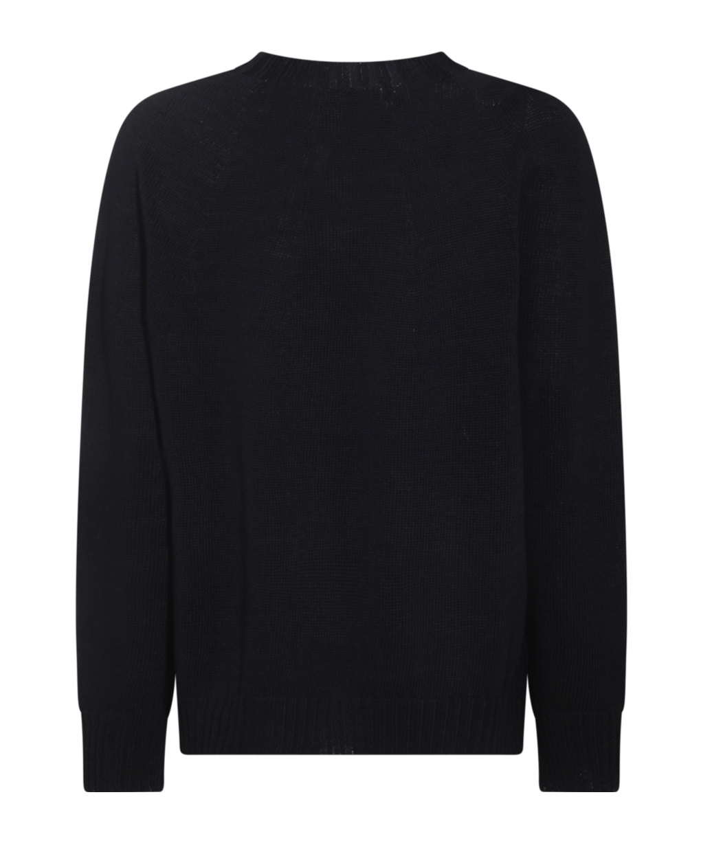 Fabiana Filippi Long-sleeved Sweater In Black