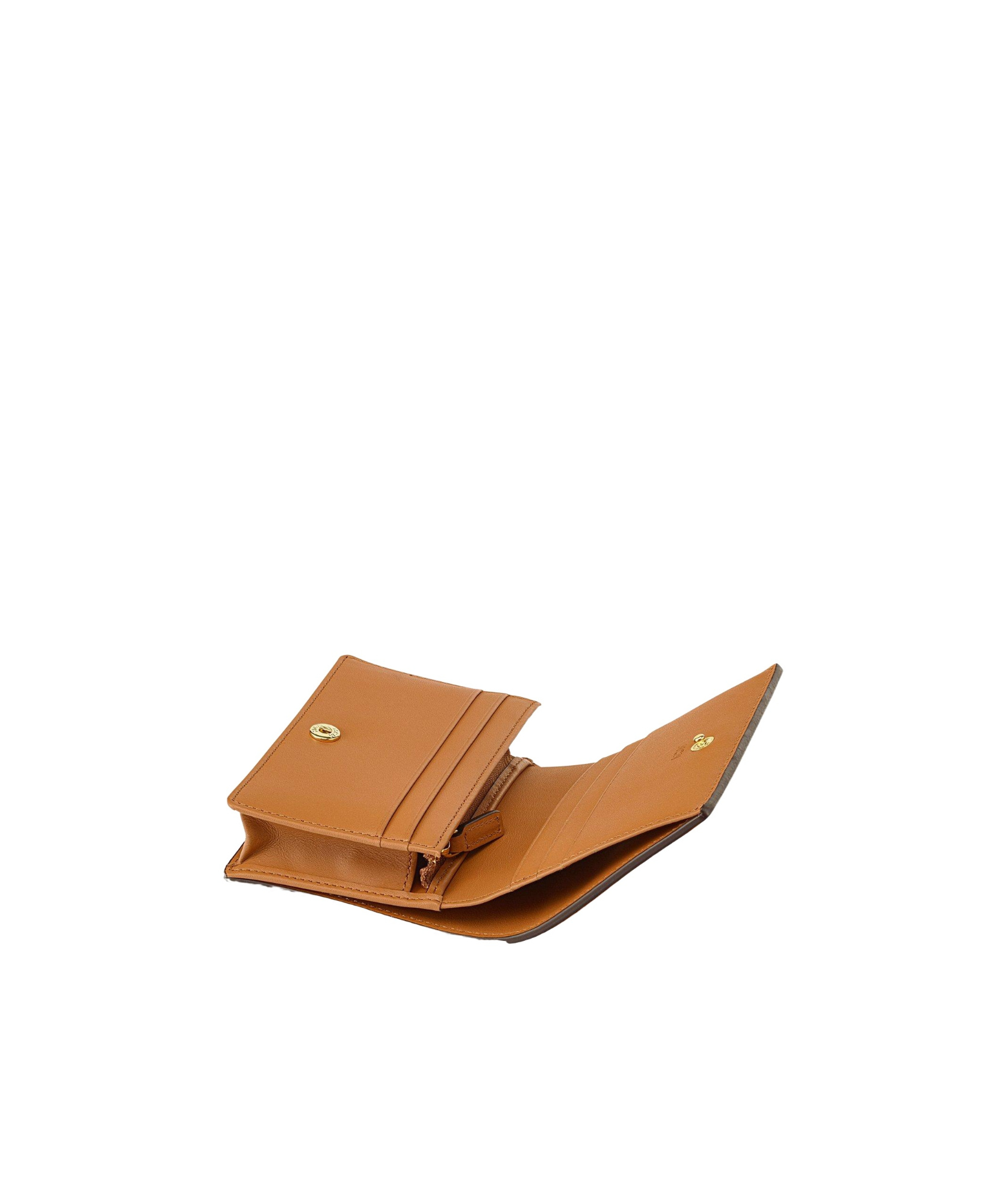 Mcm Tracy Wallet In Visetos In Brown